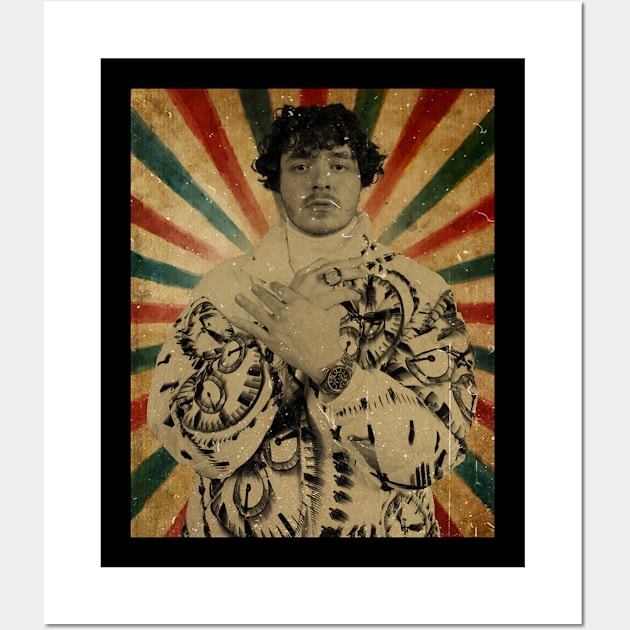 Jack Harlow - Photo Vintage Retro Look Fan Design Wall Art by Janji Joni